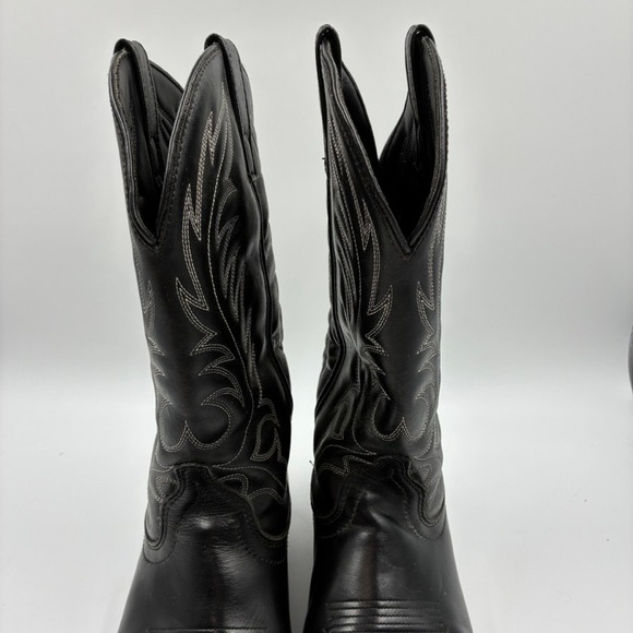 Laredo Kadi Women's Black Leather Western Cowboy Boots Style 5740 Sz 7M  Fox - Picture 10 of 16
